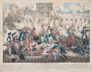 Republikens grundande, 10 augusti 1792 av French School